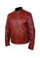 Men's Maroon Waxed Jacket